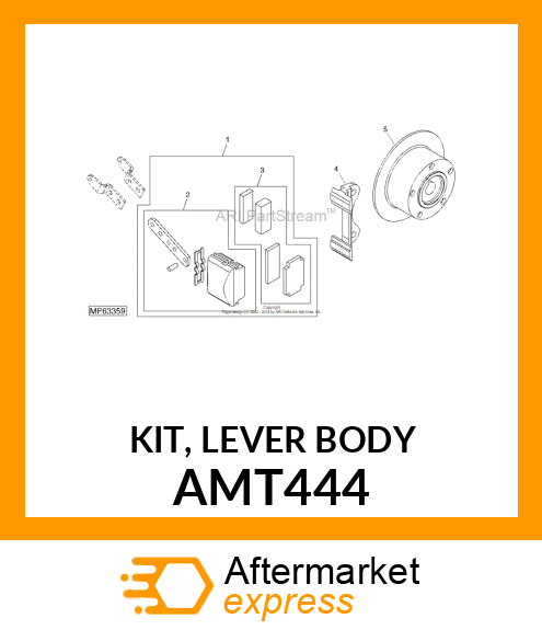 KIT, LEVER BODY AMT444