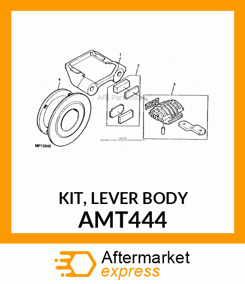 KIT, LEVER BODY AMT444