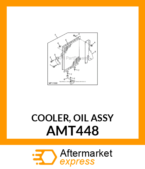 Oil Cooler AMT448
