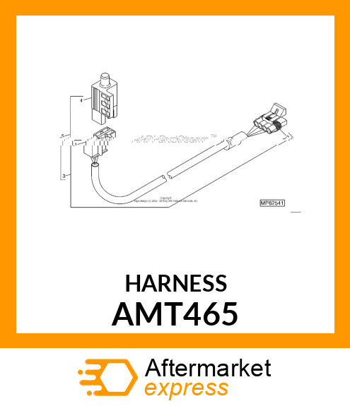 HARNESS, SEAT SWITCH amp; WIRING AMT465