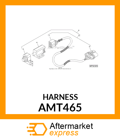 HARNESS, SEAT SWITCH amp; WIRING AMT465