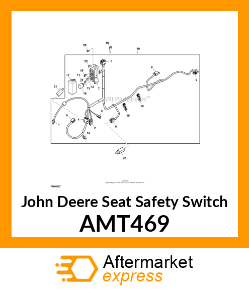 SWITCH, SEAT (N.O./N.O.) PLUNGER AMT469