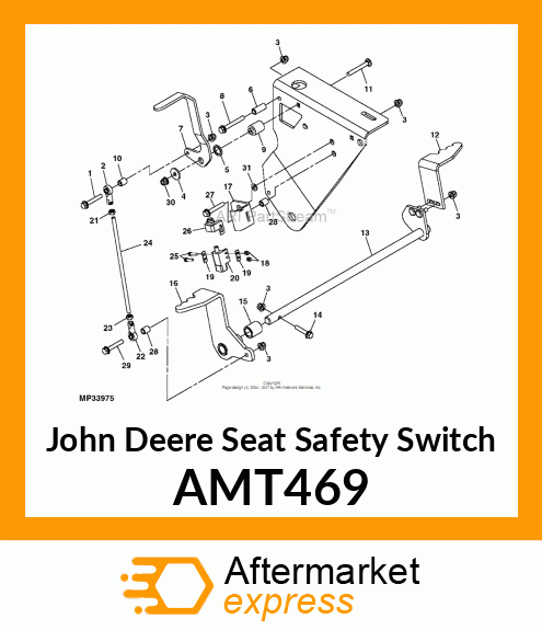 SWITCH, SEAT (N.O./N.O.) PLUNGER AMT469