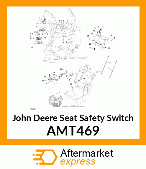 SWITCH, SEAT (N.O./N.O.) PLUNGER AMT469