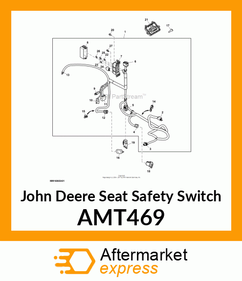 SWITCH, SEAT (N.O./N.O.) PLUNGER AMT469