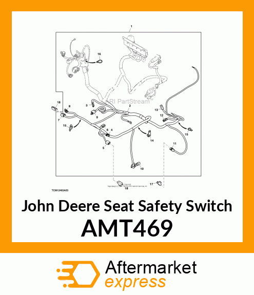 SWITCH, SEAT (N.O./N.O.) PLUNGER AMT469