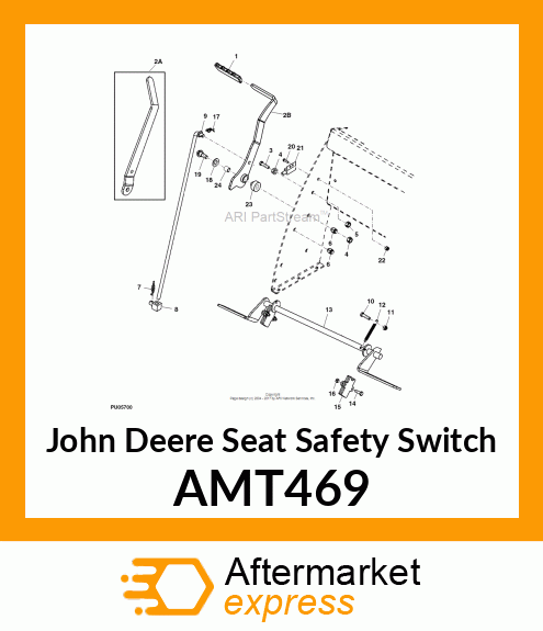 SWITCH, SEAT (N.O./N.O.) PLUNGER AMT469