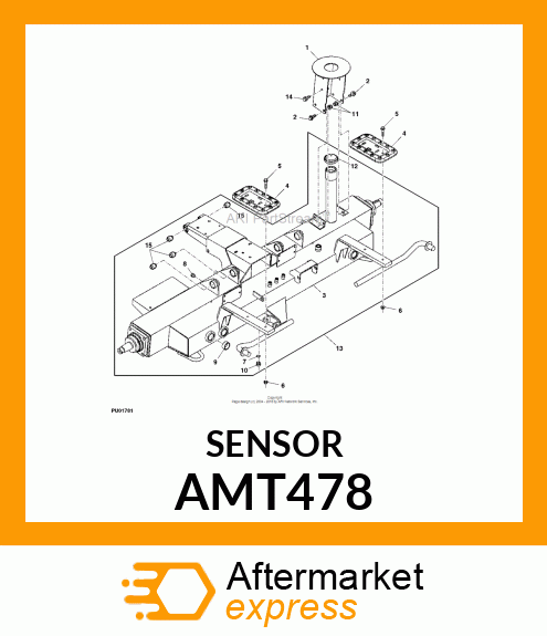 SENSOR, TEMPERTURE (THERMISTOR) AMT478