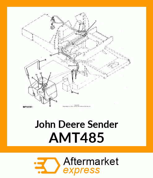 SENDER, FUEL W/HARNESS AMT485