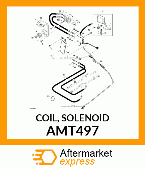 COIL, SOLENOID AMT497