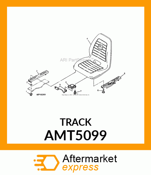 TRACK, LH SEAT # AMT5099