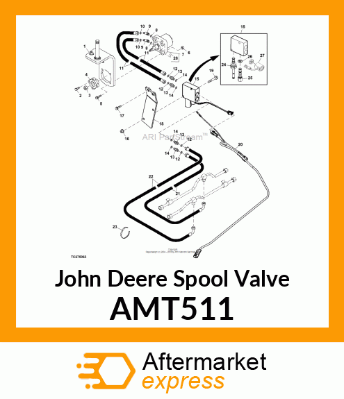 CARTRIDGE, (3RD WHEEL VALVE) AMT511