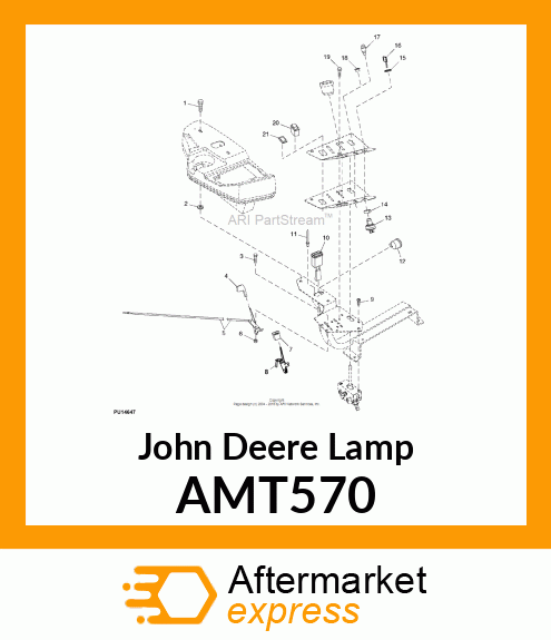 LAMP, INDICATOR AMT570