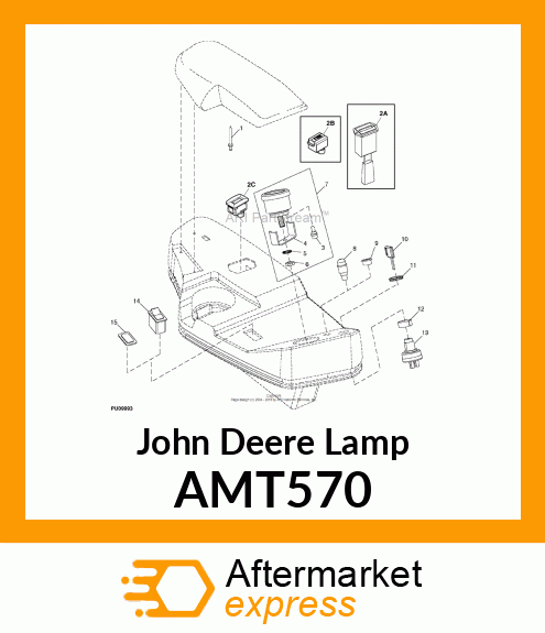 LAMP, INDICATOR AMT570