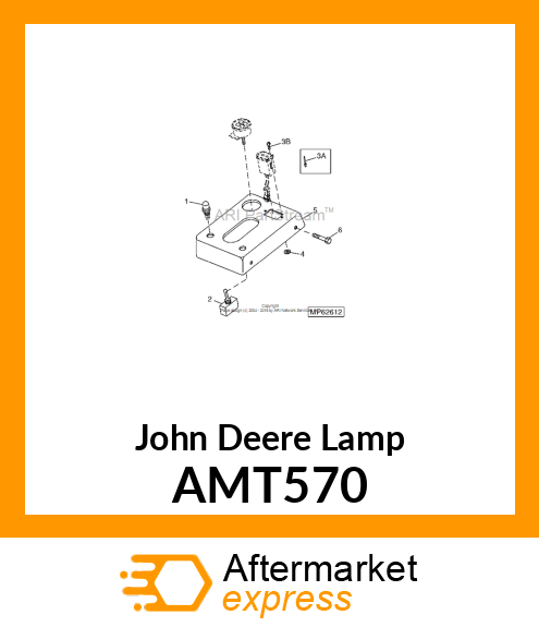 LAMP, INDICATOR AMT570