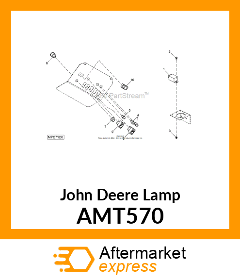 LAMP, INDICATOR AMT570