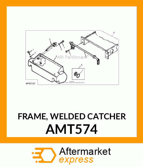 FRAME, WELDED CATCHER AMT574