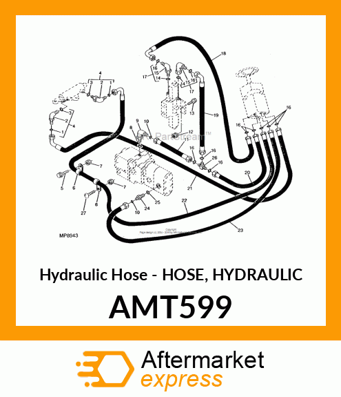 Hose Hydraulic AMT599