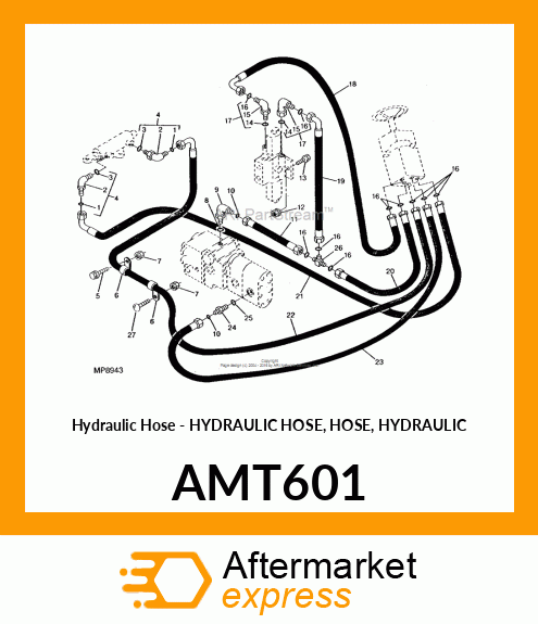 Hose Hydraulic AMT601
