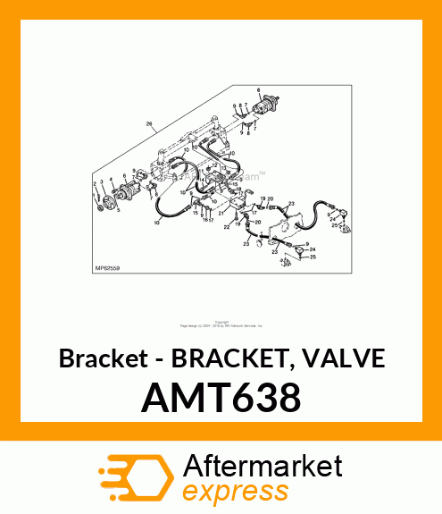 Bracket Valve AMT638