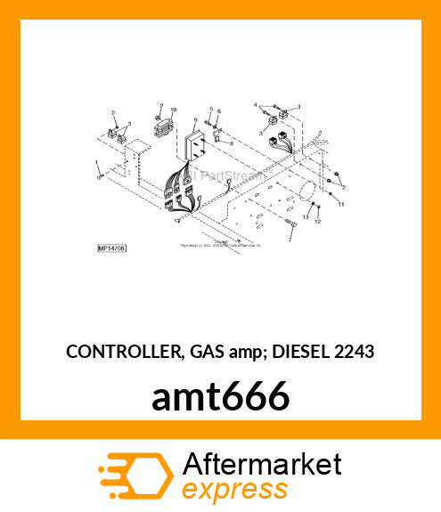 CONTROLLER, GAS amp; DIESEL 2243 amt666