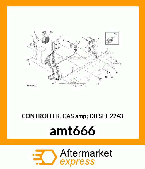 CONTROLLER, GAS amp; DIESEL 2243 amt666