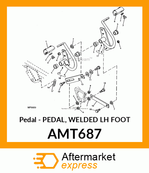 Pedal AMT687