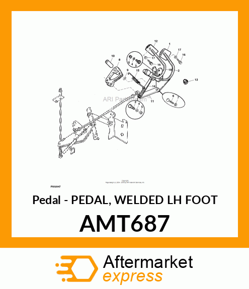 Pedal AMT687