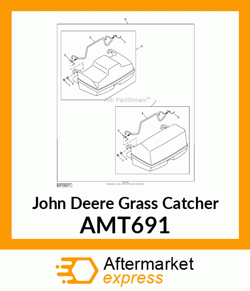 CATCHER, FRONT GRASS ASSY AMT691