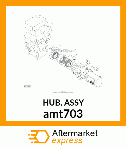 HUB, ASSY amt703