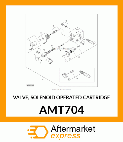 VALVE, SOLENOID OPERATED CARTRIDGE AMT704