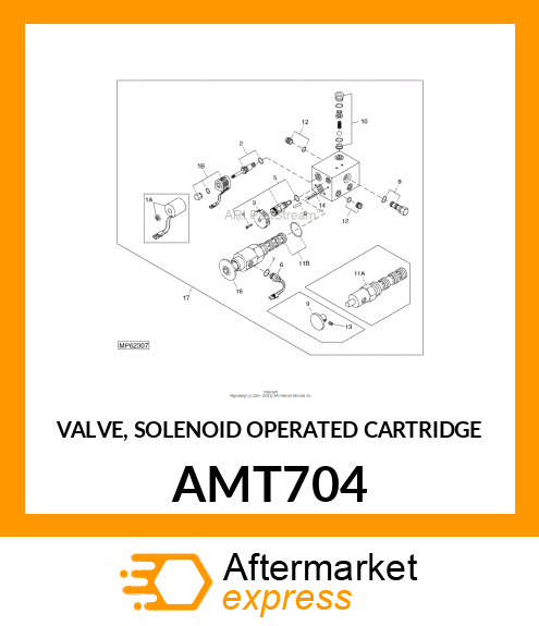 VALVE, SOLENOID OPERATED CARTRIDGE AMT704