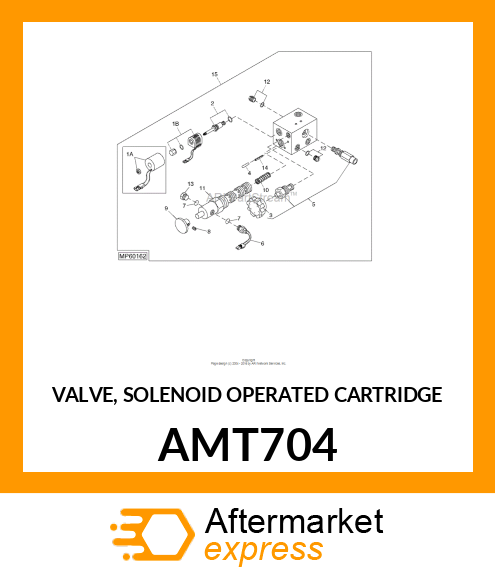 VALVE, SOLENOID OPERATED CARTRIDGE AMT704