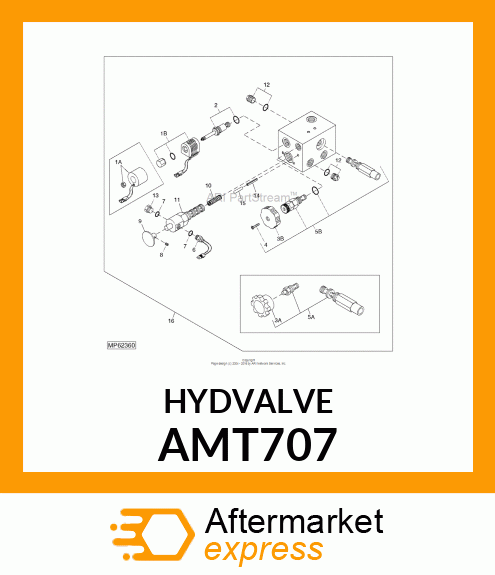 CARTRIDGE, TWO POSITION FOUR WAY AMT707