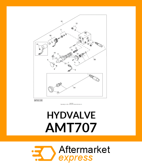 CARTRIDGE, TWO POSITION FOUR WAY AMT707