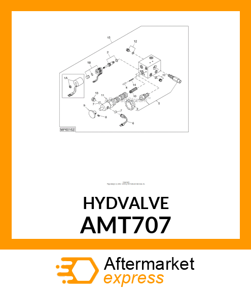 CARTRIDGE, TWO POSITION FOUR WAY AMT707