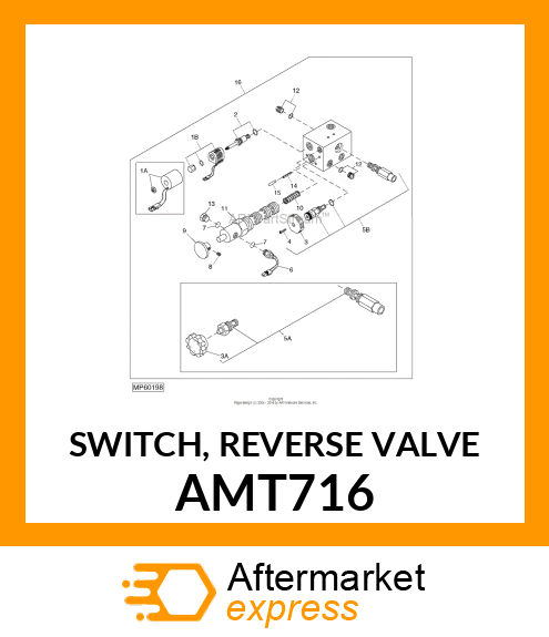 SWITCH, REVERSE VALVE AMT716