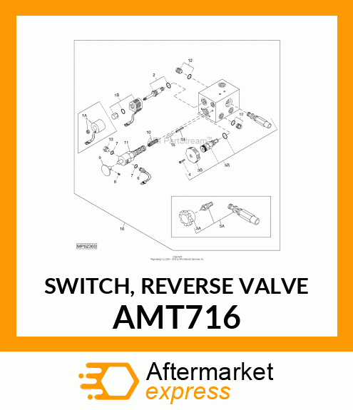 SWITCH, REVERSE VALVE AMT716