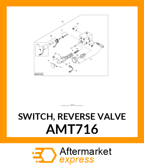 SWITCH, REVERSE VALVE AMT716