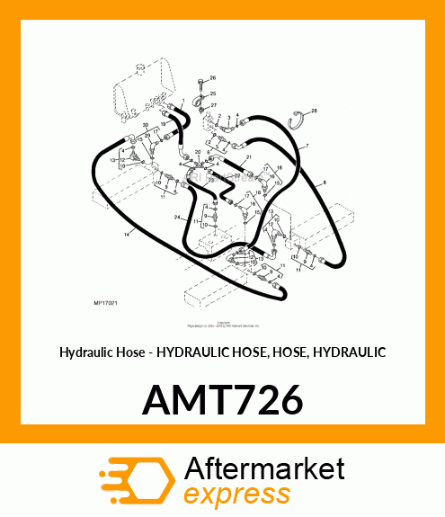 Hose Hydraulic AMT726