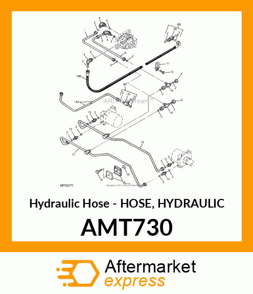 Hose Hydraulic AMT730