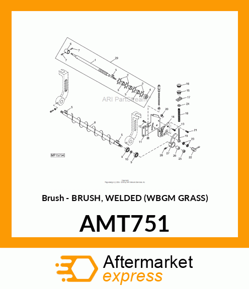 Brush Welded Wbgm Grass AMT751