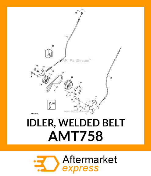 IDLER, WELDED BELT AMT758