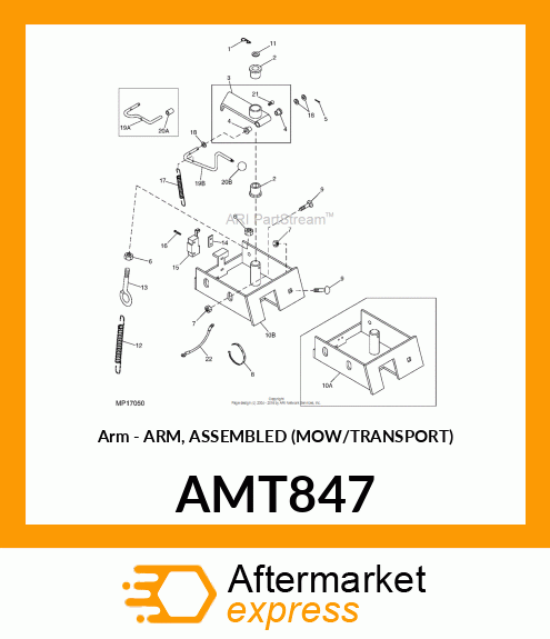 Arm Asm Mow/Transport AMT847