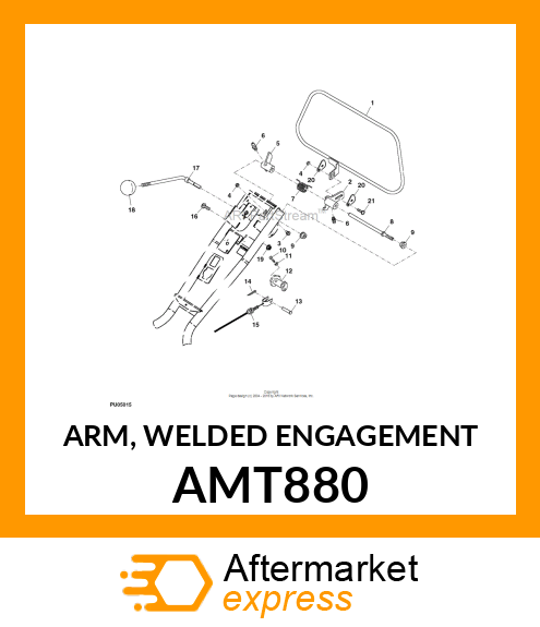 ARM, WELDED ENGAGEMENT AMT880