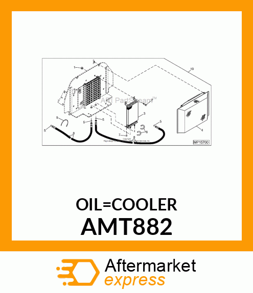 Oil Cooler AMT882