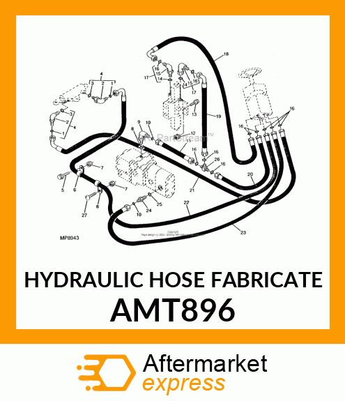 Hydraulic Hose Fabricate AMT896