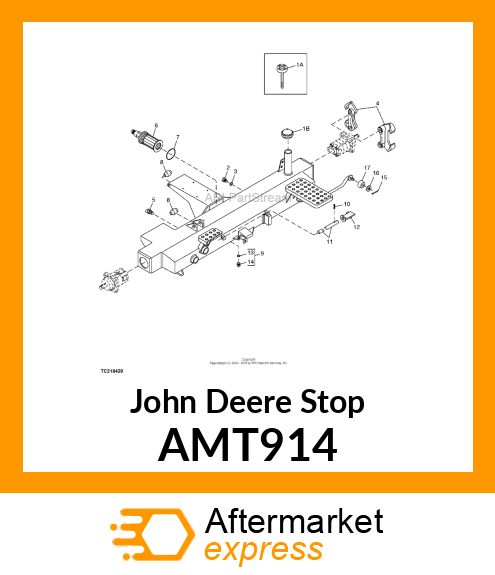 STOP, STOP, FRONT LIFT ASSY AMT914