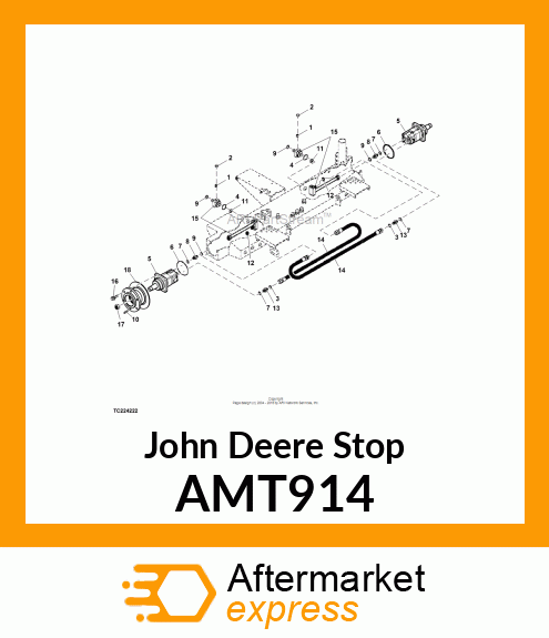 STOP, STOP, FRONT LIFT ASSY AMT914