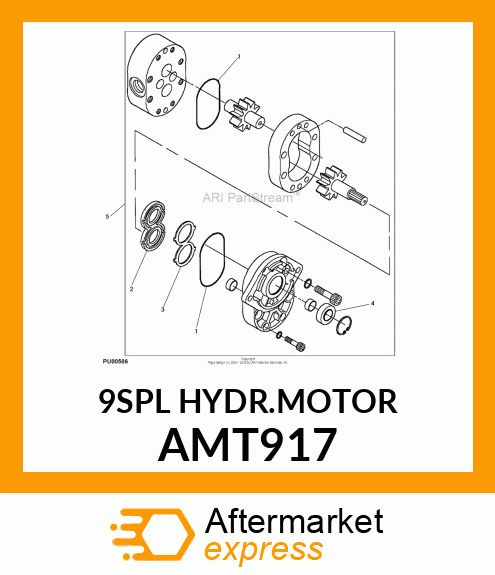 MOTOR, HYD 1.55 AMT917